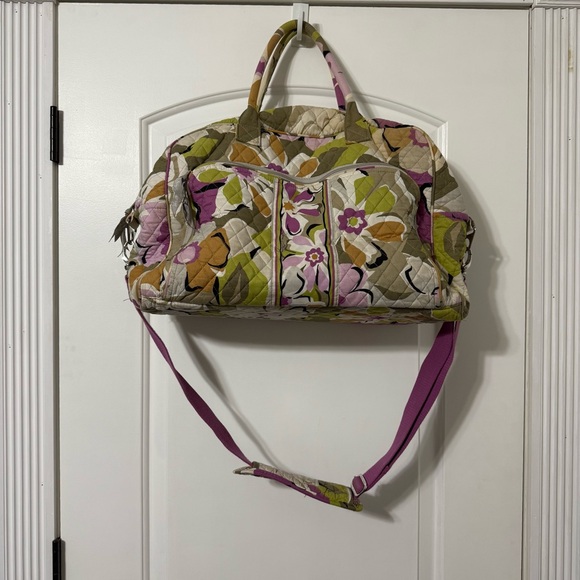 Vera Bradley PORTOBELLO ROAD Weekender Tote Carry On Overnight TRAVEL Bag Duffle - Picture 1 of 9